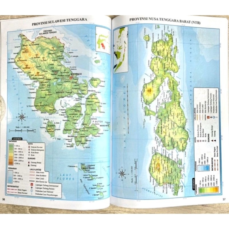 WORLD ATLAS Book Latest Edition 38 Provinces Most Complete Large HVS ...