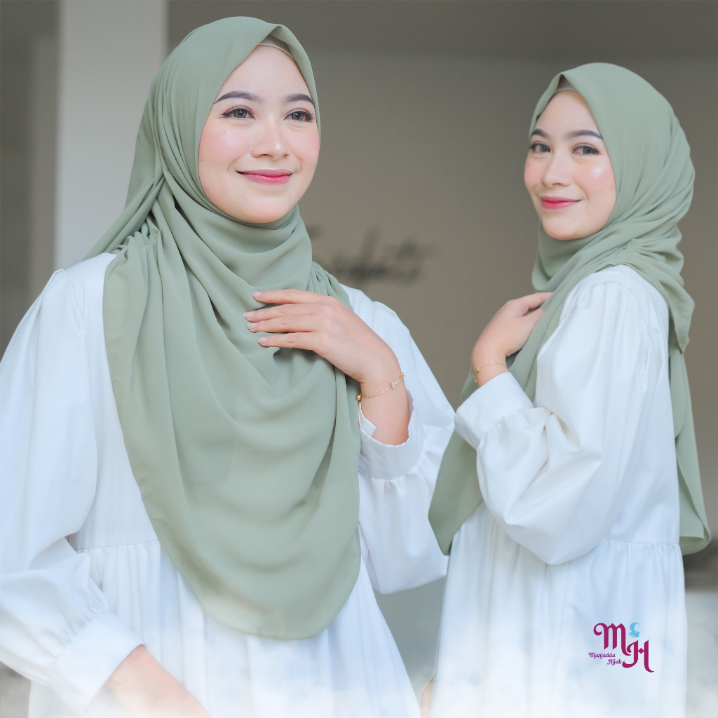 Premium Malaysia wrinkled cotton hijab main image 1