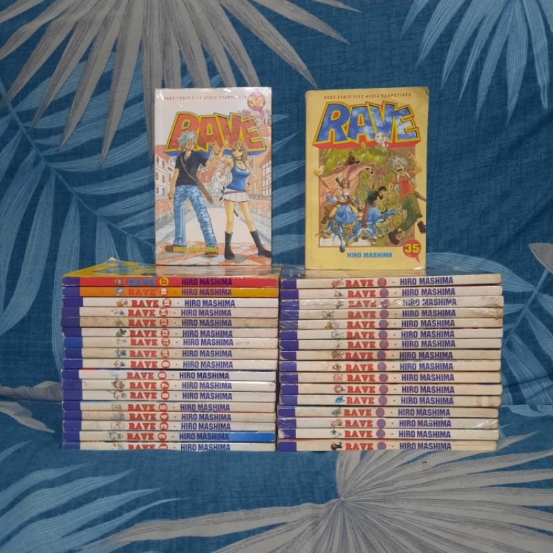 Rave Comic Package Vol 1-35 Finished Complete Set Hiro Mashima | Shopee ...