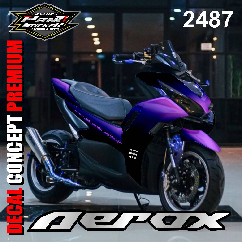 Decal Sticker - Yamaha Aerox Fullbody Aerox Motorcycle Variation new ...