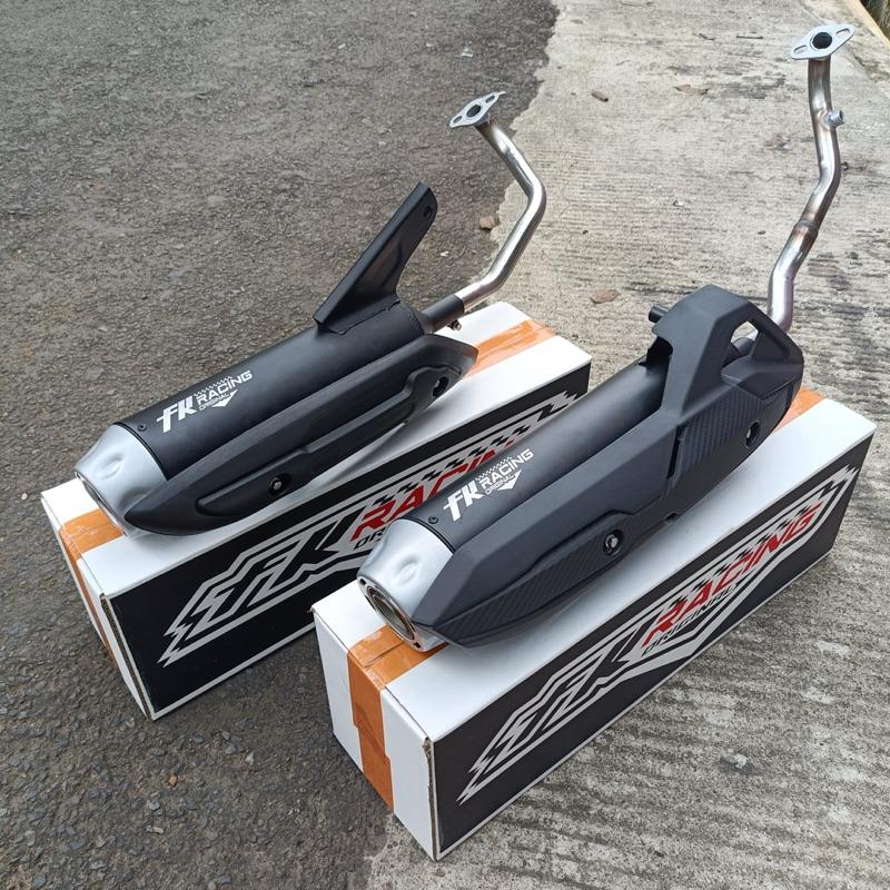 Standard Racing Exhaust FK Racing Fullsystem End Muffler Shield Beat ...