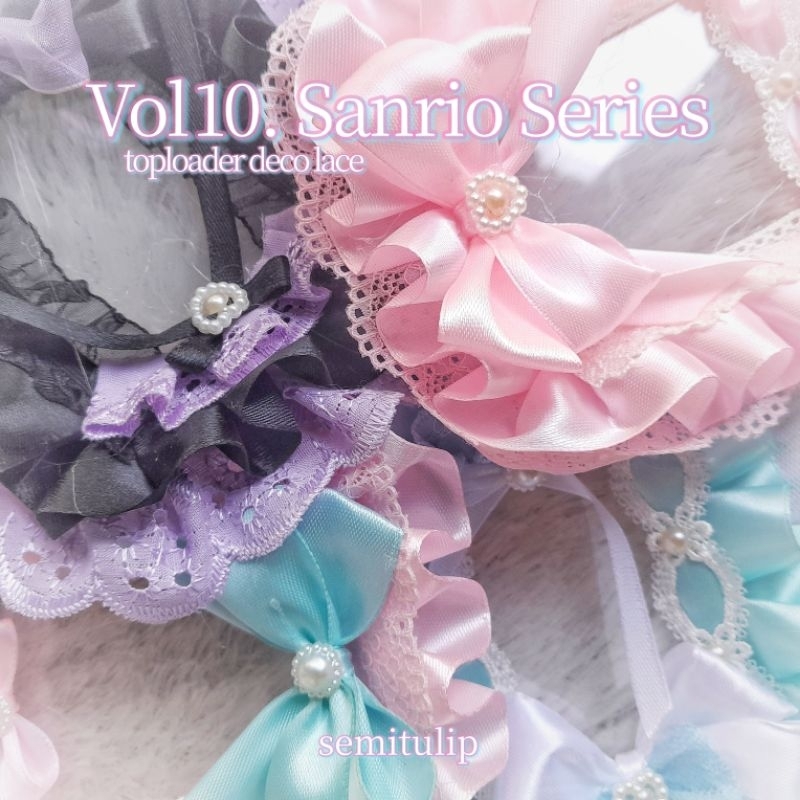 Vol10. Sanrio inspired Series | Toploader Deco Lace Ribbon Photocard ...