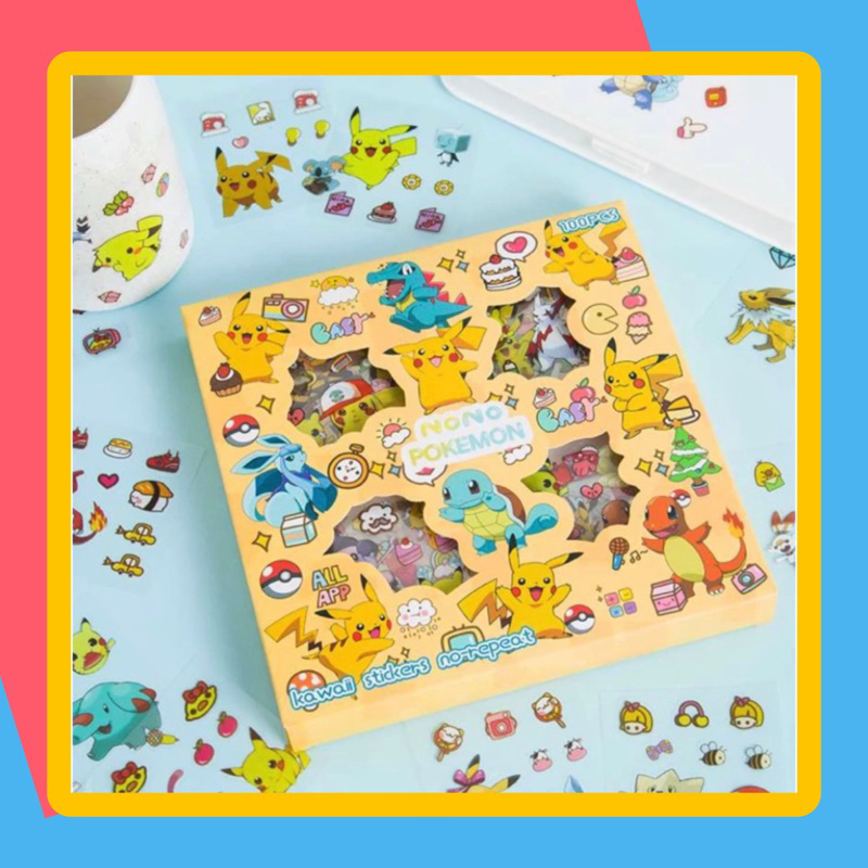 50-Piece Random Pokemon Sticker Lot - Pikachu, Vinyl Decals, Mixed Fun Designs (Made In 2024) 7 thumbnail image