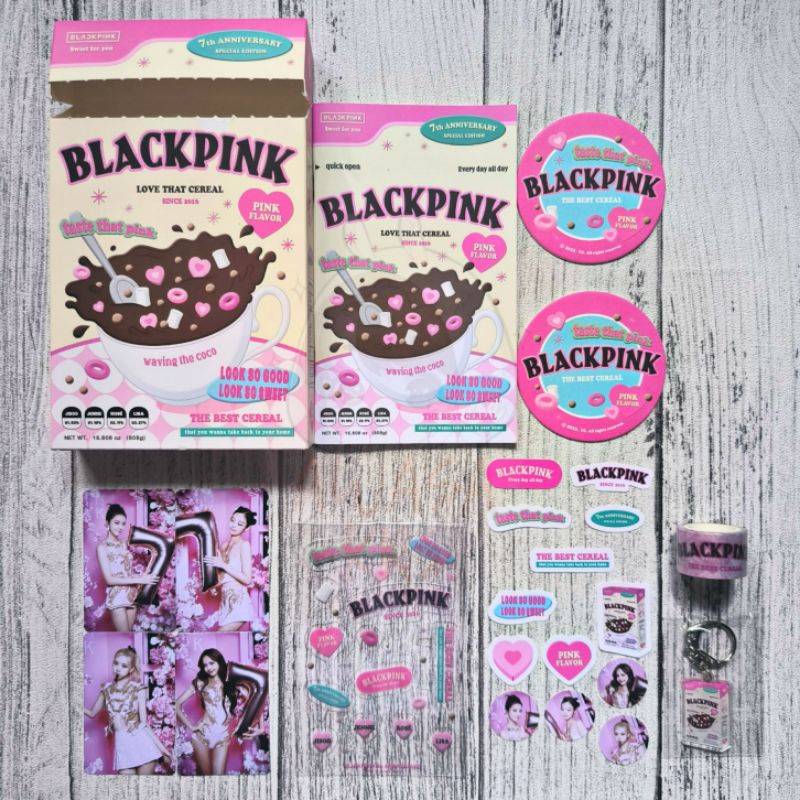 Blackpink - 2023 ANNIVERSARY CEREAL DECO KIT SHARING DEBUT | Shopee ...