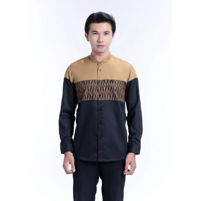 KEMEJA Koko Fadkhera Shirt - Cairo Black - Men's Modern Long & Short ...