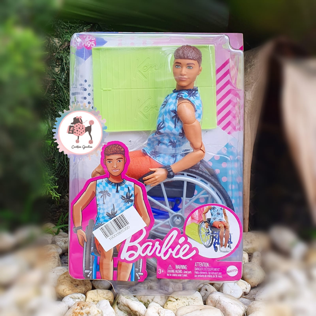Barbie Ken Wheelchair Doll and Accessory Hair Shopee Malaysia