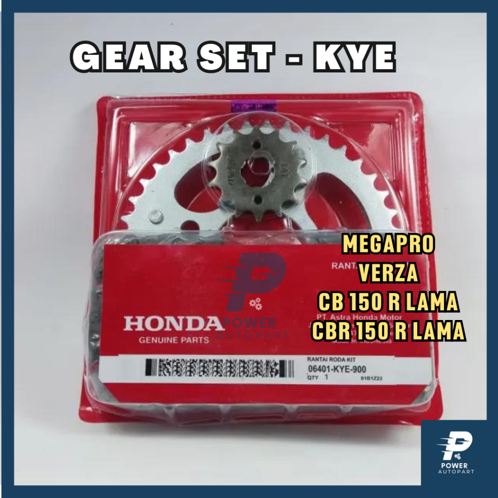 (Guarantee) Original GEAR SET+Chain Of Old HONDA, VERZA, CB 150 R