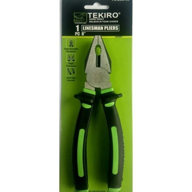 Tekiro 8" Combination Pliers Linesman Tekiro 8 Inch Combination Pliers