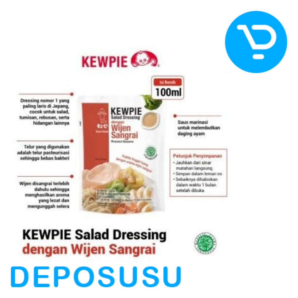 Kewpie Sauce Flush Salad Dressing Sachet Roasted Sesame Caesar Thausand