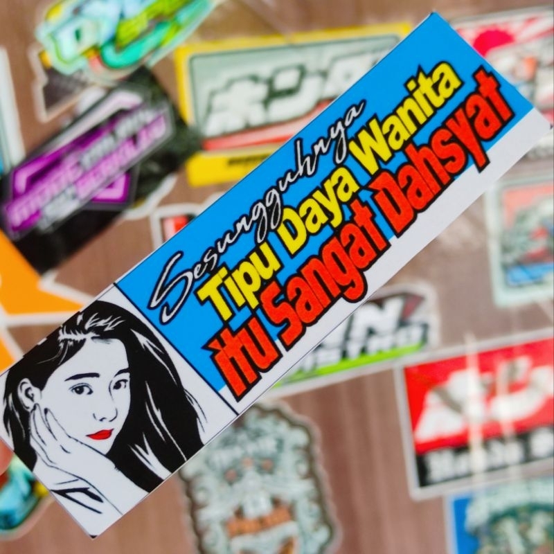(new glossy) CHEATING STICKER (Glossy Box!!) | Shopee Malaysia