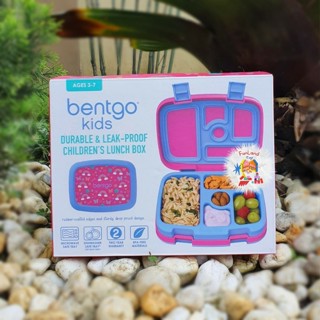 Bentgo Kids' Prints Leakproof, 5 Compartment Bento-Style Lunch Box -  Rainbows & Butterflies