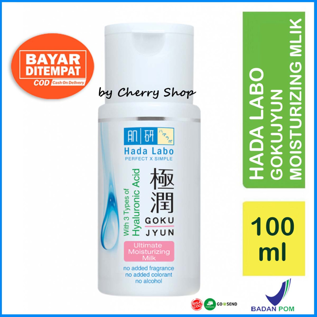 Hada Labo Gokujyun Moisturizing Milk 100ML Dry Normal Face