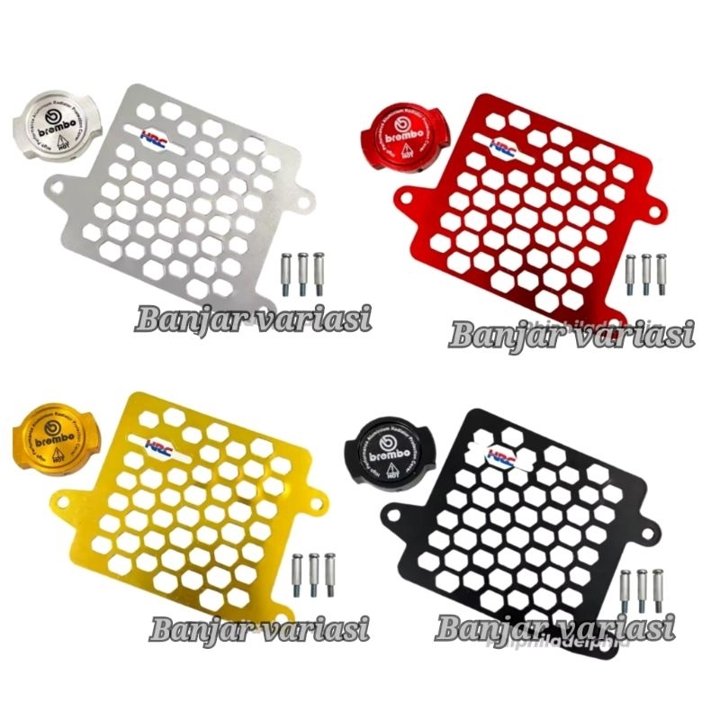 Hrc Aluminum RADIATOR COVER Variation Package For VARIO 125 150 PCX ...
