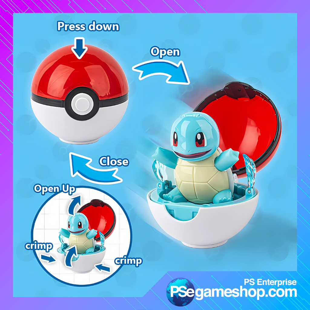 Pokemon Transformation Pokeball Squirtle | Shopee Malaysia