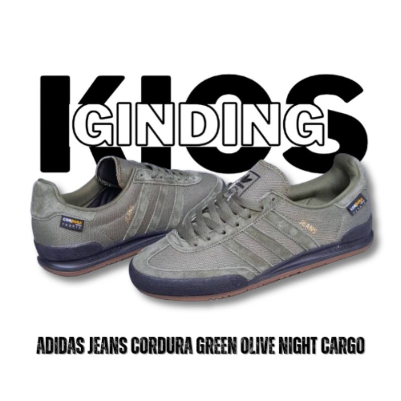 Adidas originals mens shop jeans trainers night cargo/olive