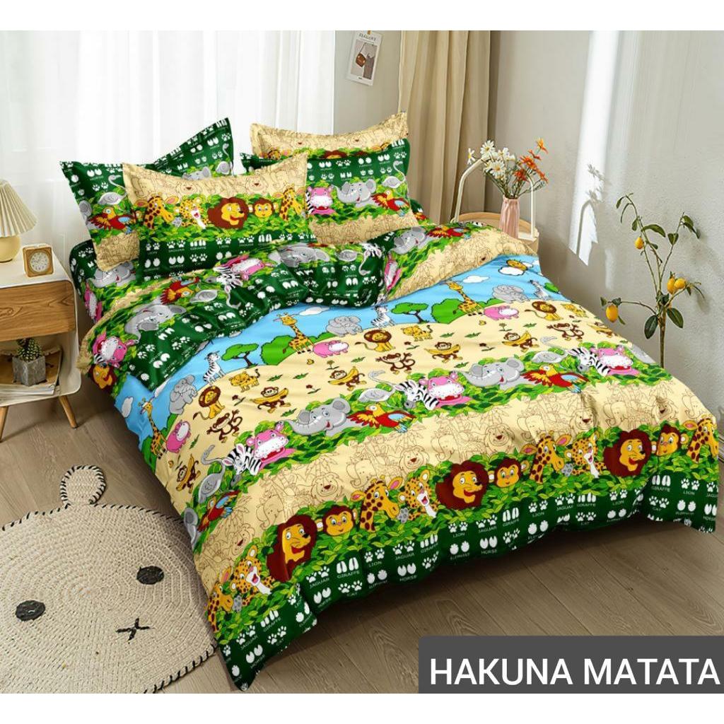 Tayo MOTIF Bed Sheet Car BUS CARS EXCAVATOR ROAD REPAIR Car MOBILAN