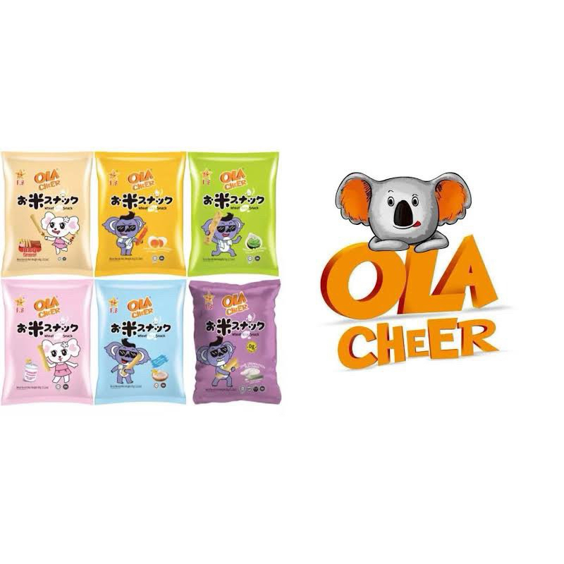 Ola cheer Wheat Rice Snack 60g Rice Snack Assorted Flavors Snack ...