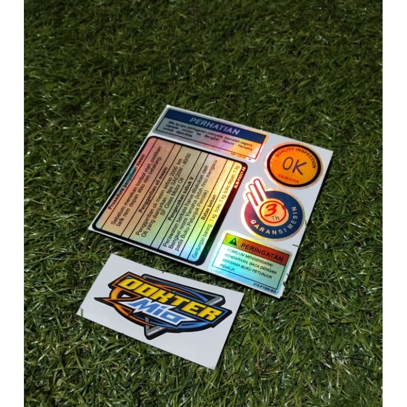 Mio warning sticker hologram Mio warning sticker hologram model ...