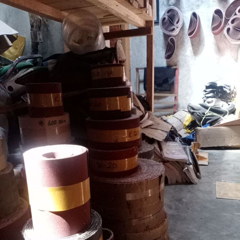 Rigid Fabric Sandpaper per Meter.Brand Depends On Stock Shopee Malaysia