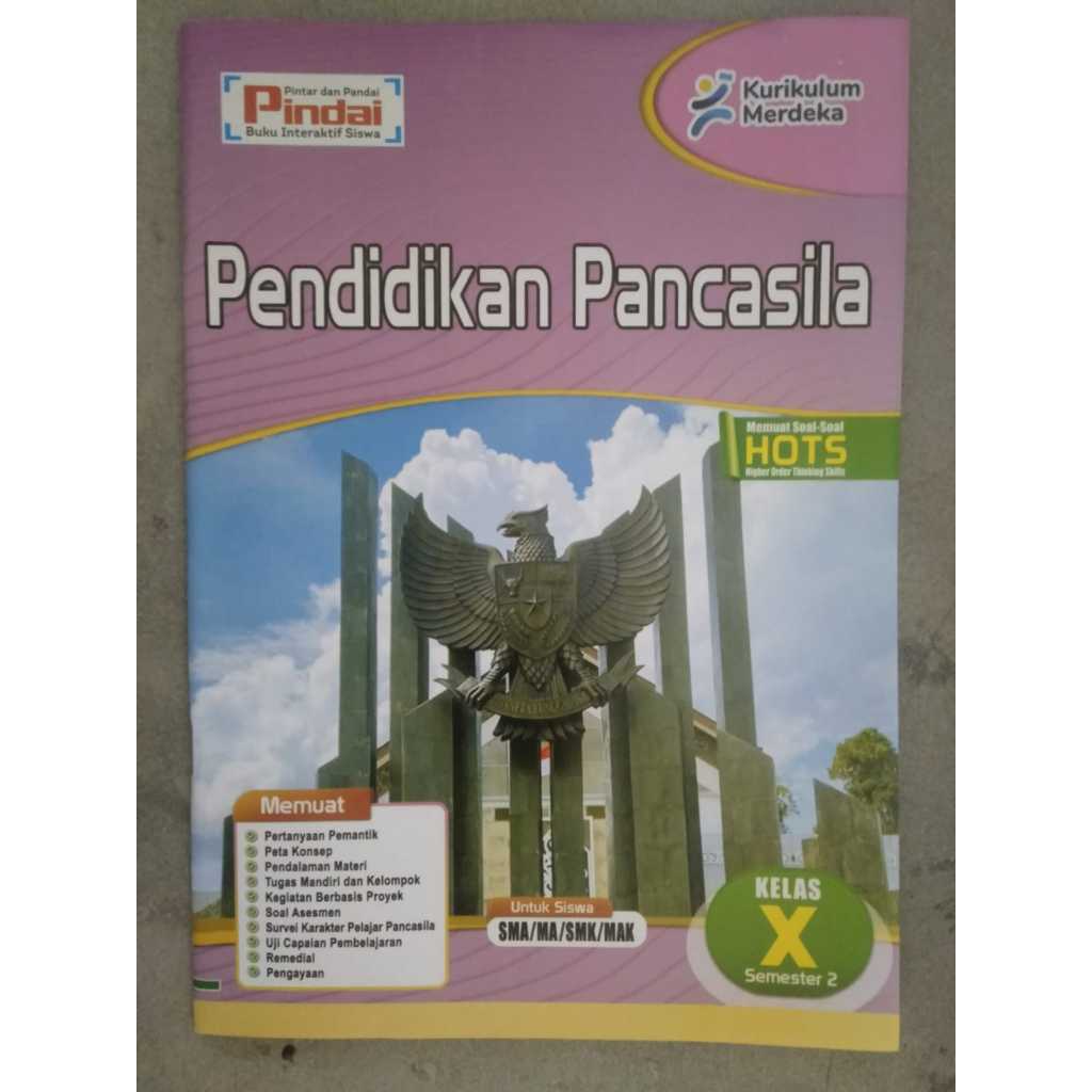 Lks Pancasila For The 10th Semester 2nd Grade Elementary School ...