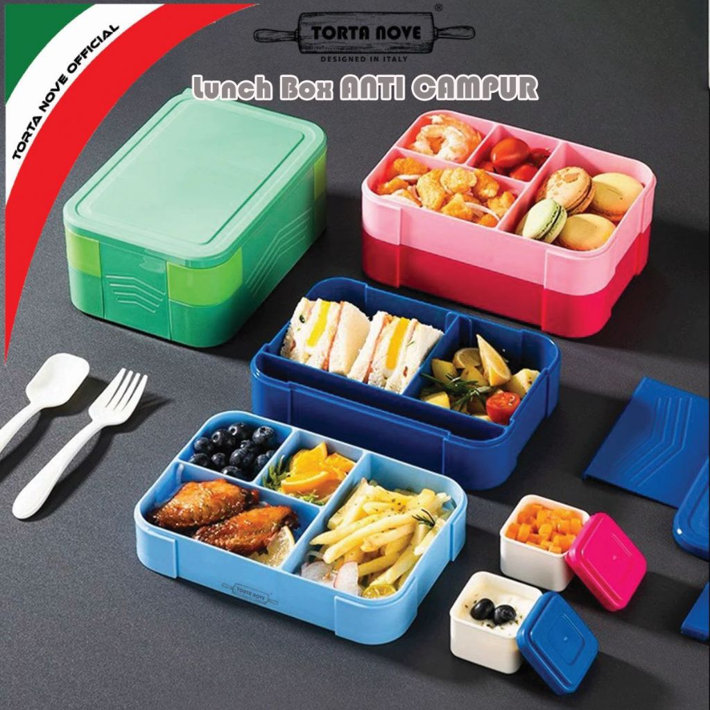 Lunch Box anti Mix And Spill Bento Lunch Box 1 2 Levels Small Bulkhead