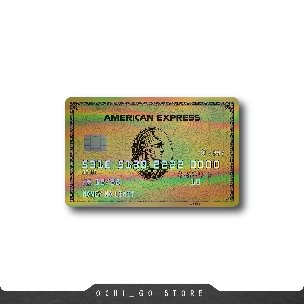 American Express Atm Card Sticker Garskin Skin Card Custom American ...