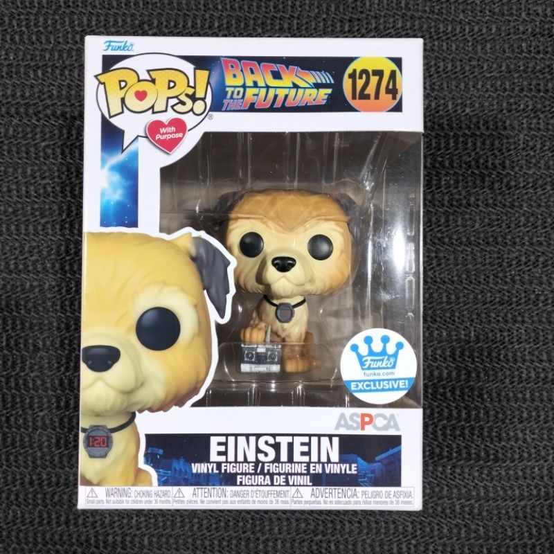 Pop! Retour Vers Le Futur – Einstein (Exclusivité Purpose) – Figurine Vinyle De Collection Pour Fans De La Saga