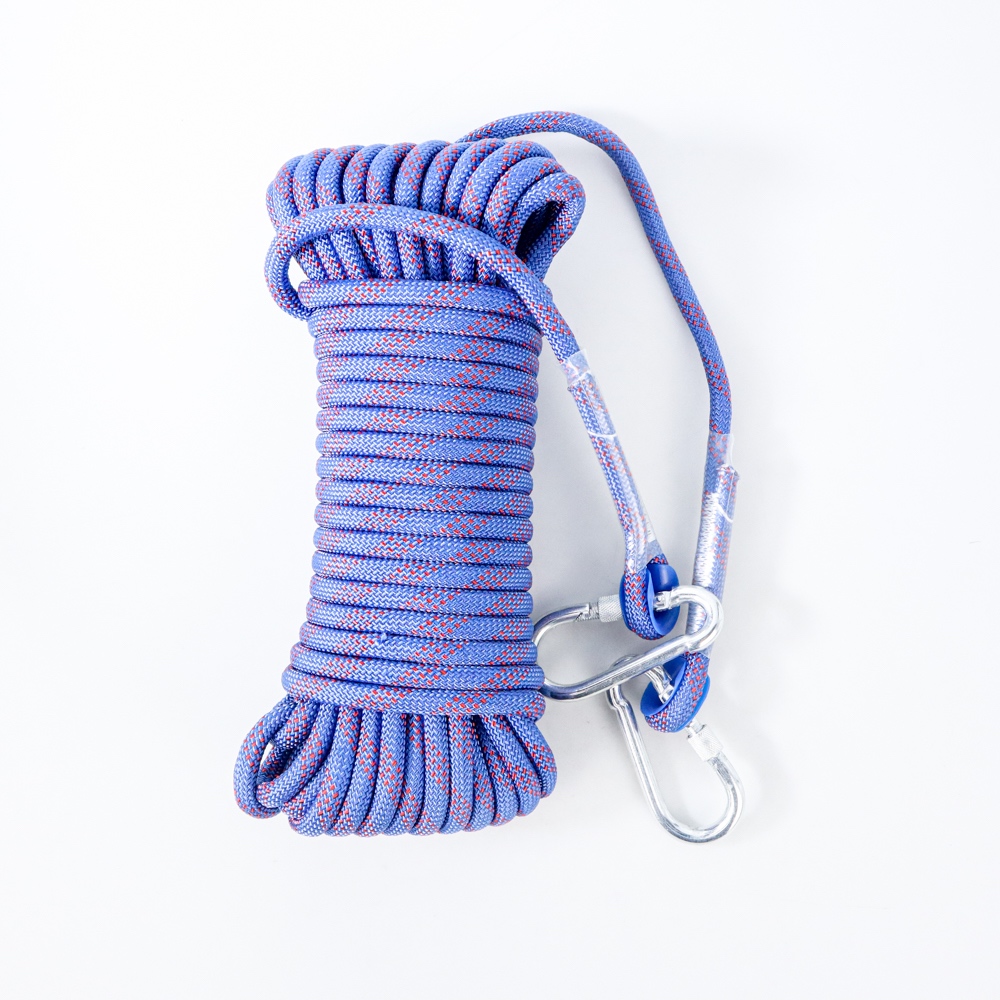 Static rope safety climbing ropes vertical rescue carabiner hook