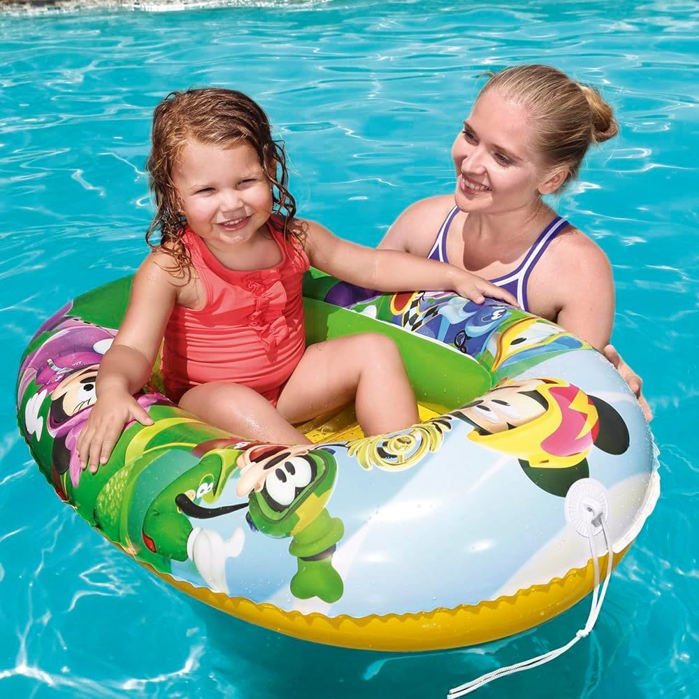 Bestway Kiddie Boat Raft Inflatable Mickey and The Roadster Racers ...