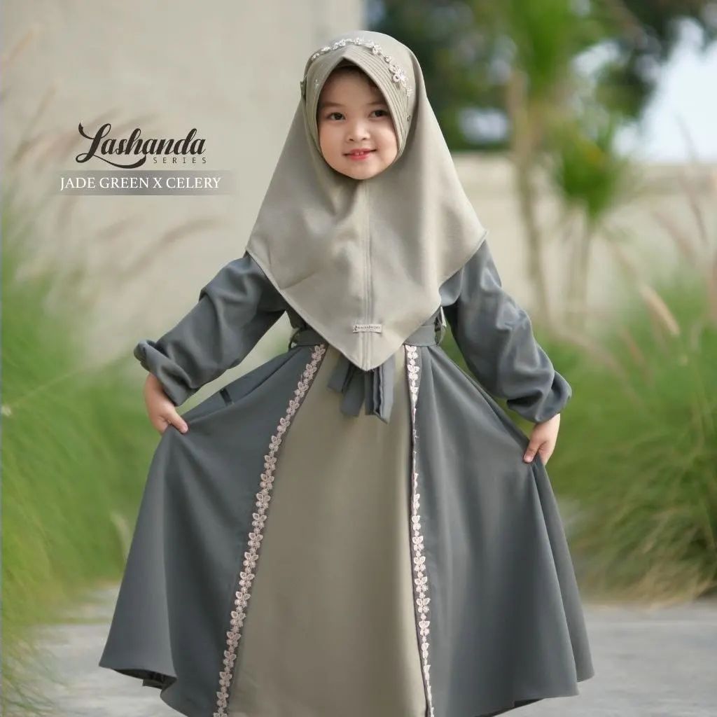 Lashanda Children's Robes 2-10 Years Old Syari Hijab Sets - Latest ...