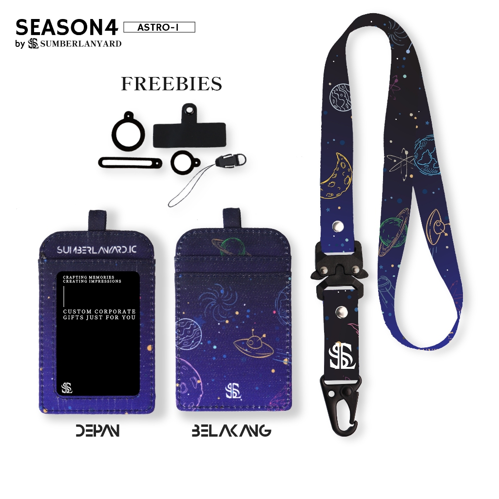 Sumberlanyard.id Strap Lanyard Idcard Holder Astro Series - Astro V1 ...