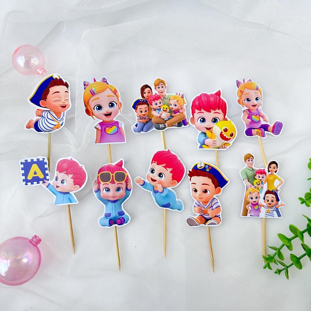 Bj Bebefinn Birthday Cupcake Topper Birthday Cupcake Cake Decoration Shopee Malaysia