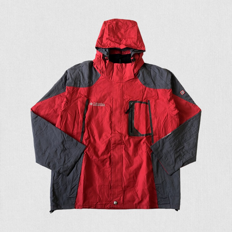 Columbia titanium cheap red jacket