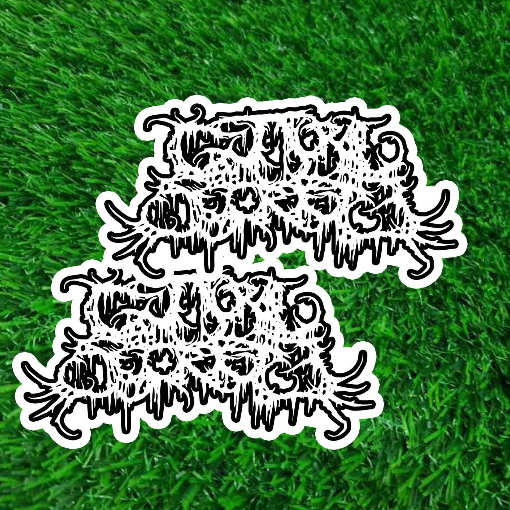 Secrete GUTTURAL Sticker - Death Metal Band Logo Sticker - Cutting ...