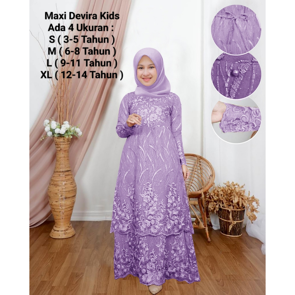 The Latest Teenage Dresses For Girls /Maxi Devira Kids 314 Years Old