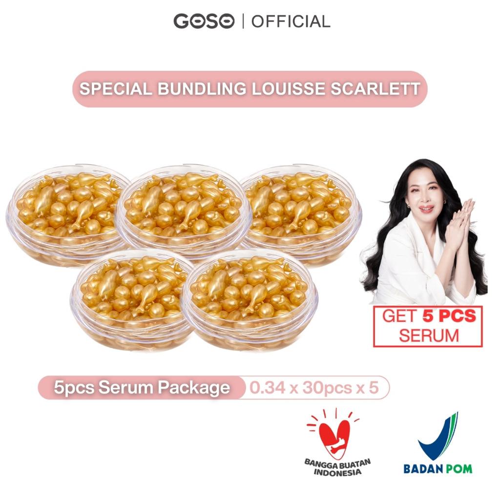 Restock! 5pcs] GOSO PLACENTA Serum ESSENCE Vitamin E Jojoba Oil Dark