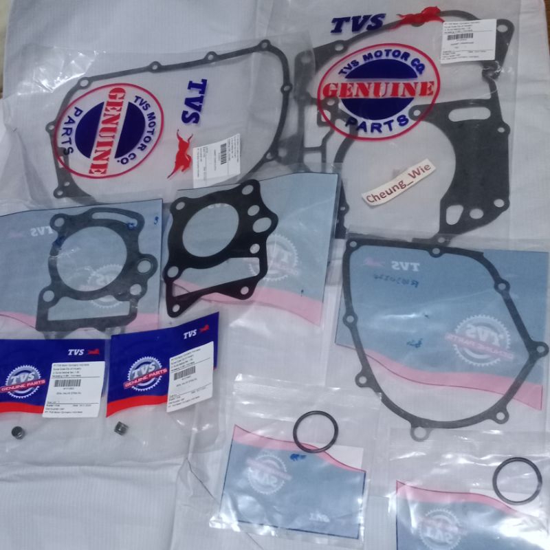 MESIN Gasket Full set Machine TVS Rockz 125 Duck original TVS Spare