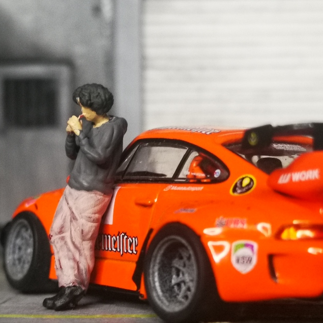 Figure 1 64 men Akira Nakai Type 5 Diorama Mockup Diecast Miniature RWB ...