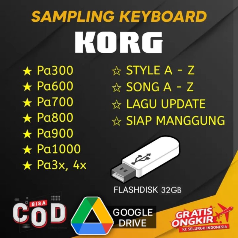 Update 2024 - sampling keyboard KORG PA300/PA600/PA700/PA900/PA1000 ...