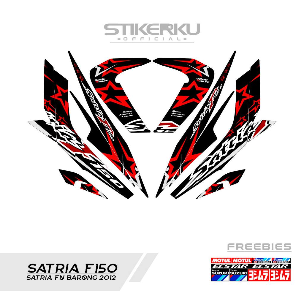 Satria F150 Striping Motif 7suzukiecstarsatria Fu Barong 2012