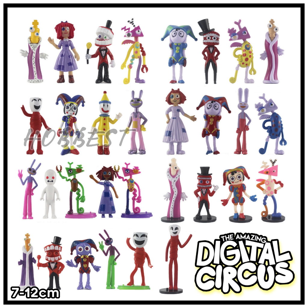 Action Figure The Amazing Digital Circus Set Miniature Pomni Tadc