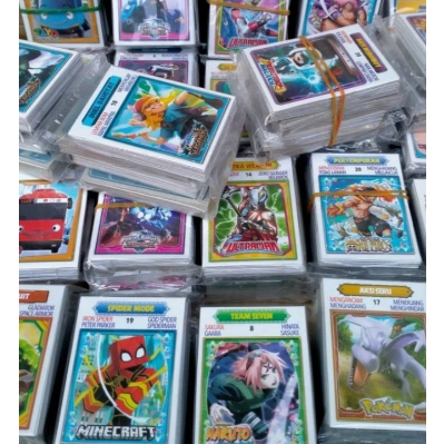Children's Toy Umbul Quartet Cards 1 Bal 3200 Sheets / 1 Bal quartet ...