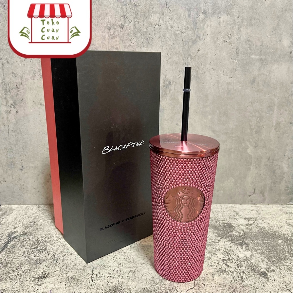 Tcc BLACKPINK X ST4RBUCKS LISA TUMBLER FREE BOX TUMBLER STAINLESS 473ML ...