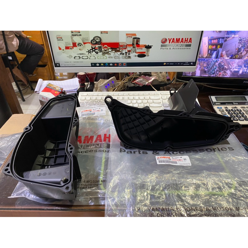 Air FILTER Cover Box YAMAHA FAZZIO 125 BEJ 100 ORIGINAL YGP YAMAHA