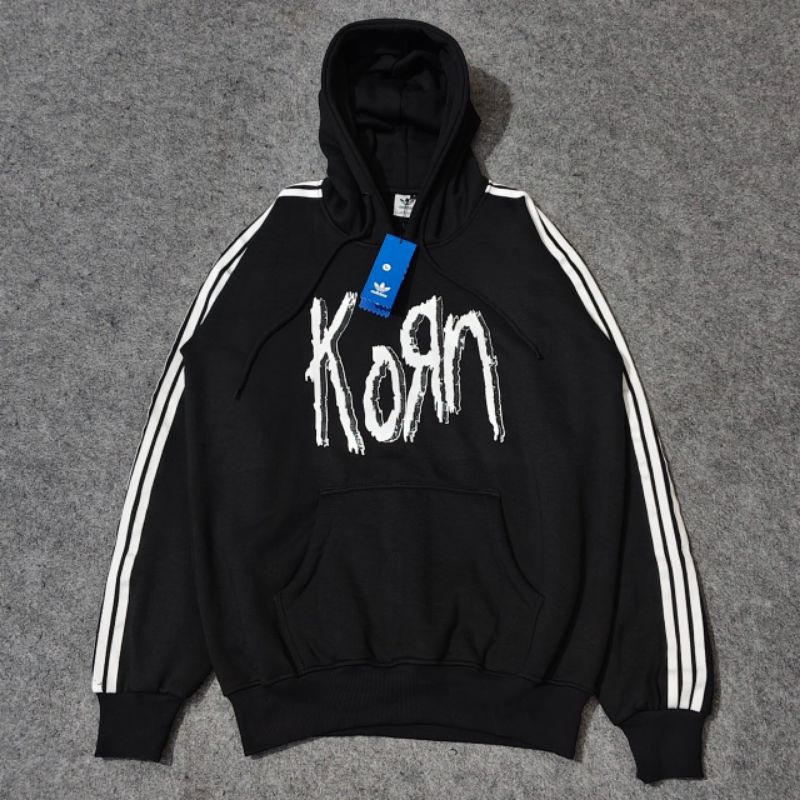 Sweater Hoodie Adidas Korn Taped Unisex Full Tag | Shopee Malaysia