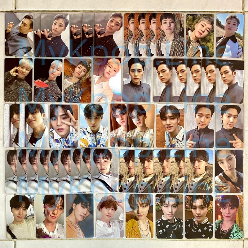 Photocard Face The Sun POB YZY Hoshi Mingyu Dino Seventeen Official PC ...
