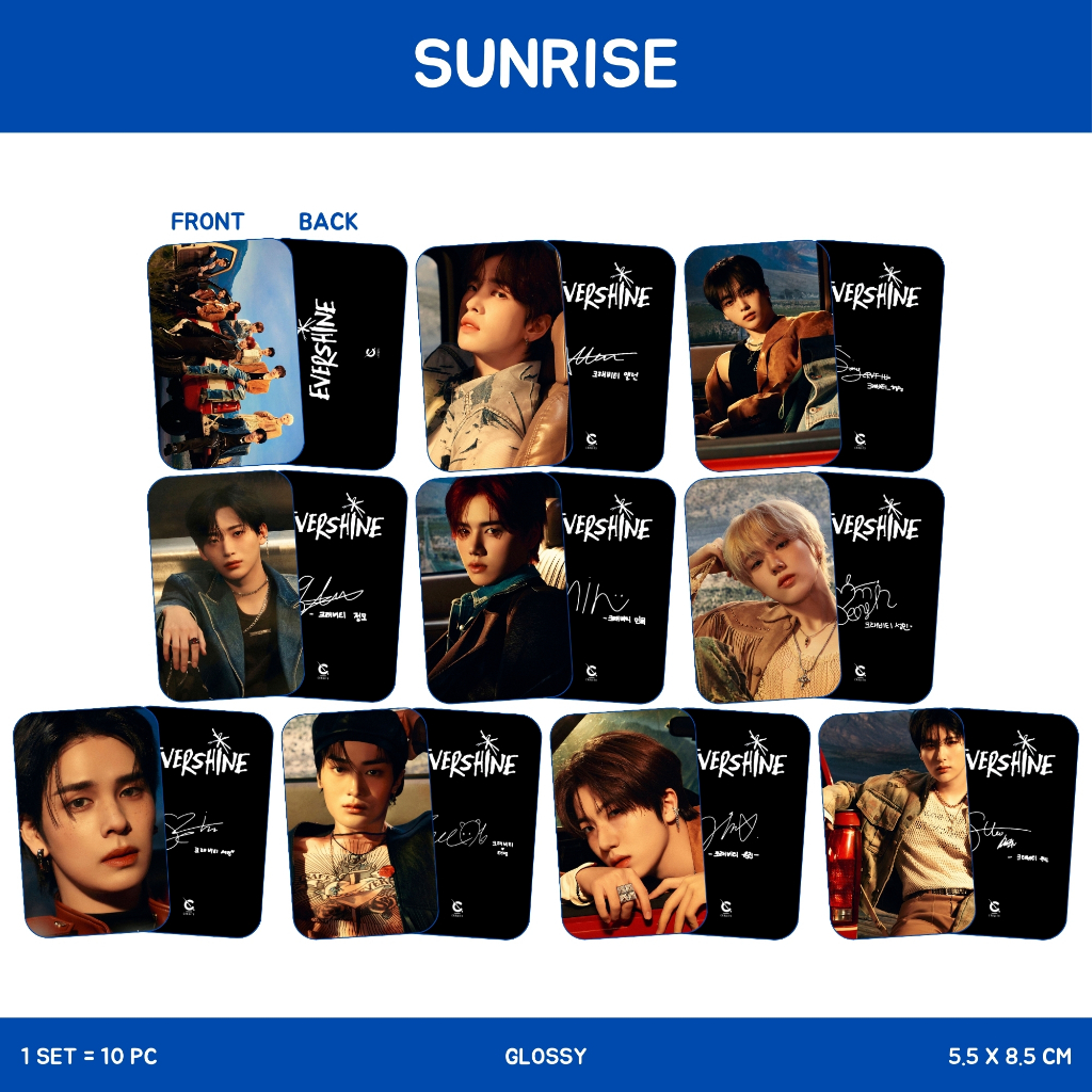 Cafe Cravity photocard set outlets