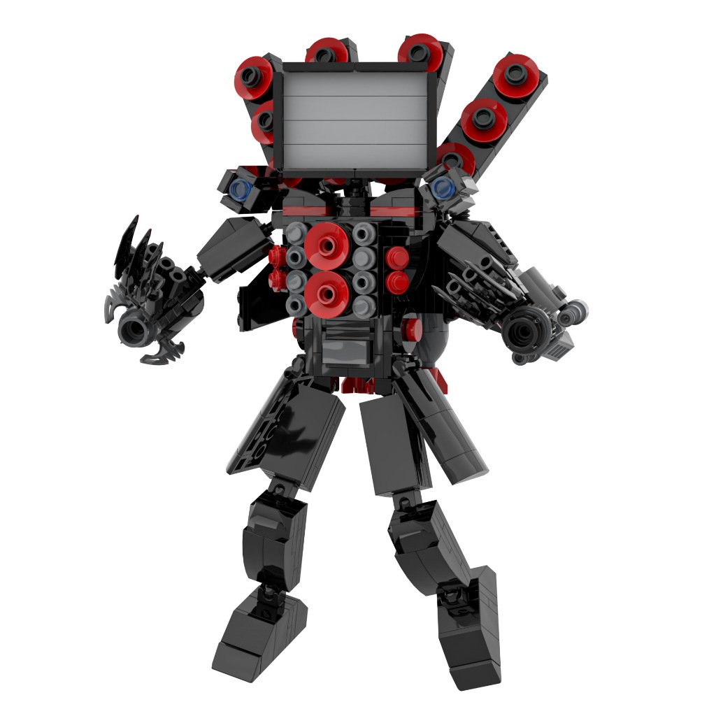 Upgrade Moc skibidi Toilet titan King Monitor Model Building Blocks ...