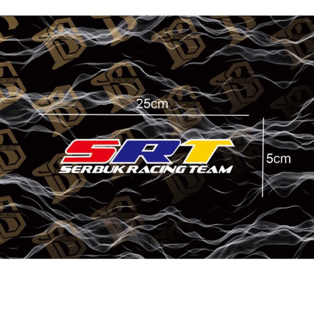 Racing TEAM Powder Sticker | Srt Stickers | Cutting Sticker | Shopee ...