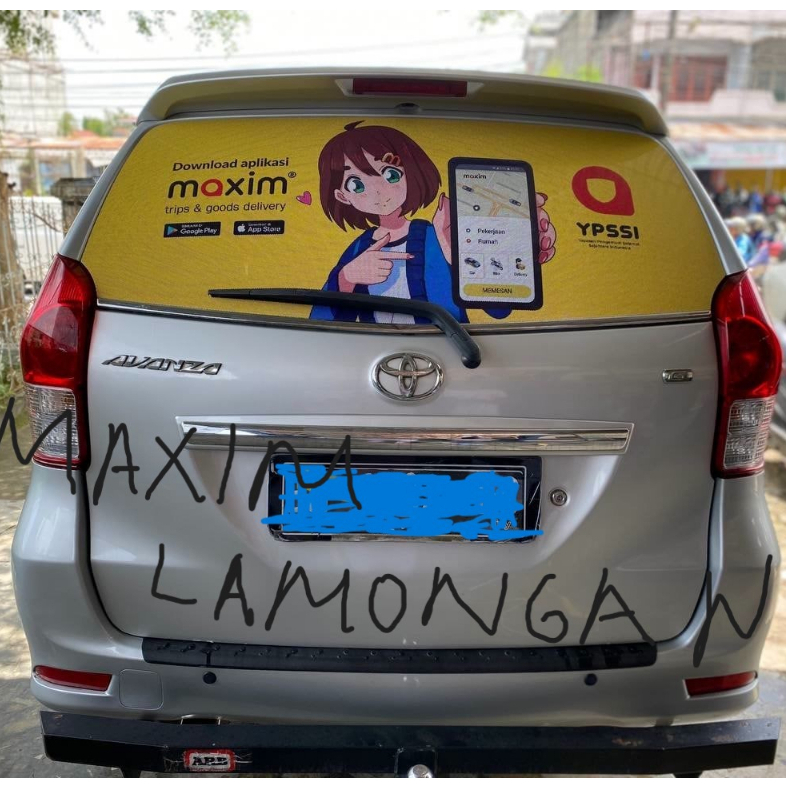 Avanza XENIA ERTIGA REAR GLASS MAXIM PRIORITY STICKER | Shopee Malaysia